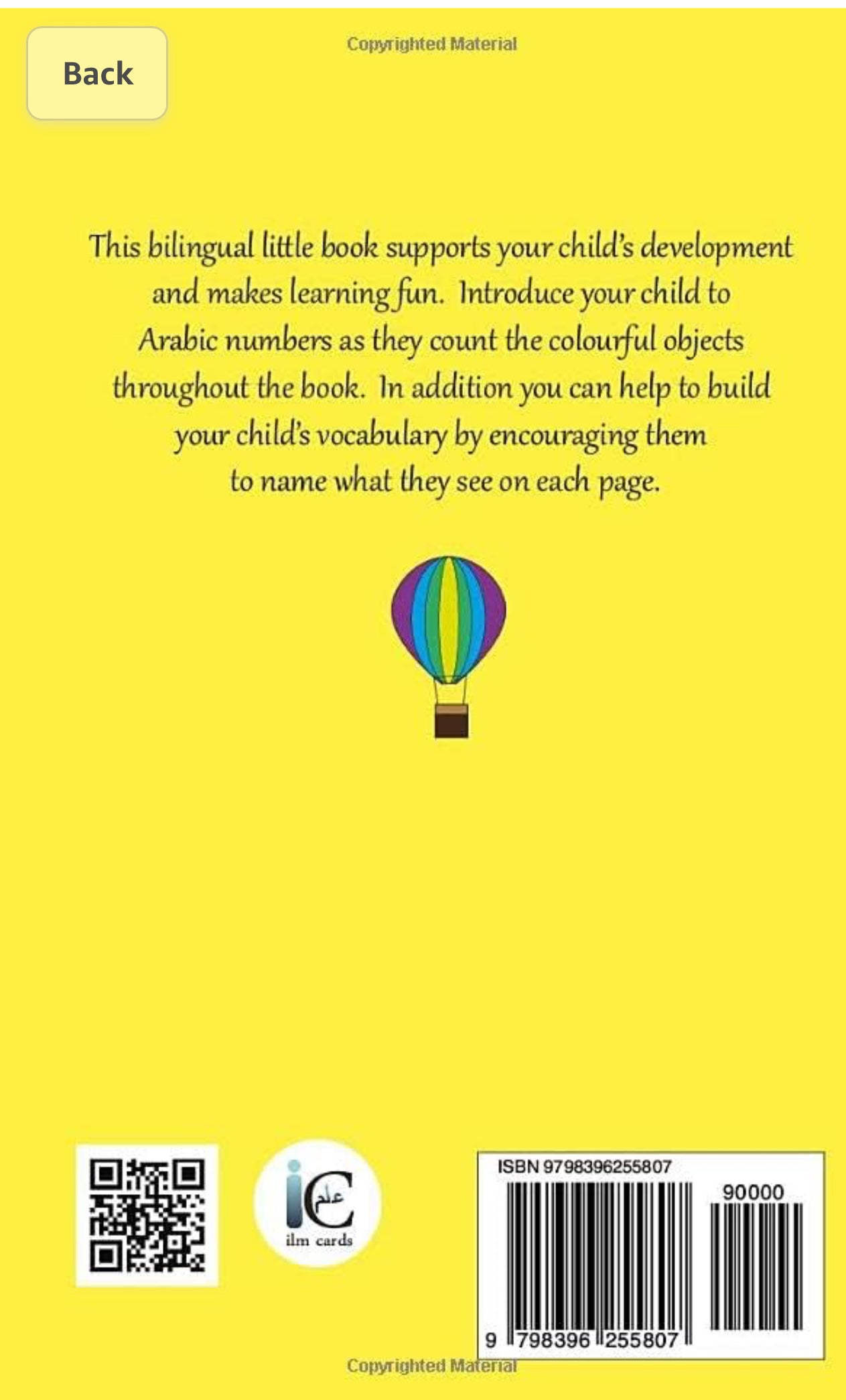 My first 10 Arabic numbers: الْأَرْقَام الْعَرَبِيَة (Arabic basics for kids)