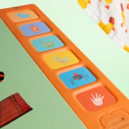 BattaBooks: Arabic English Nursery Rhymes Sound Book-  أغاني أطفال عربية  - كتاب أصوات - Matching game and a Tambourine - مع لعبة الذاكرة ودف